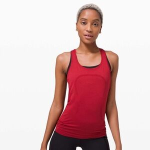 lululemon Red Swiftly Tank